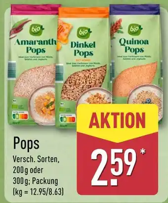 Aldi Nord Bio amaranth pops oder dinkel pops oder quinoa pops Angebot