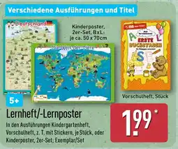 Aldi Nord Lernheft/-lernposter Angebot