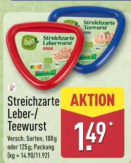 Aldi Nord Bio streichzarte leber-/teewurst Angebot