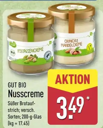 Aldi Nord Gut bio nusscreme Angebot