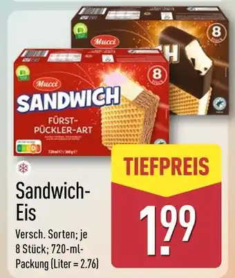 Aldi Nord Mucci sandwich-eis Angebot