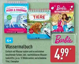Aldi Nord Barbie wassermalbuch Angebot