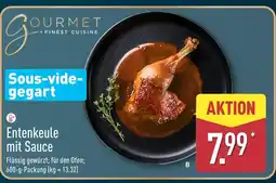 Aldi Nord Gourmet entenkeule mit sauce Angebot