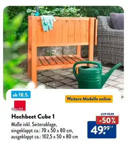 Aldi Nord Hecht international hochbeet cube 1 Angebot