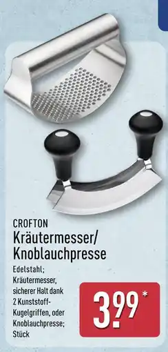 Aldi Nord Crofton kräutermesser/knoblauchpresse Angebot