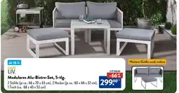 Aldi Nord Outliv. modulares alu-bistro-set, 5-tlg Angebot