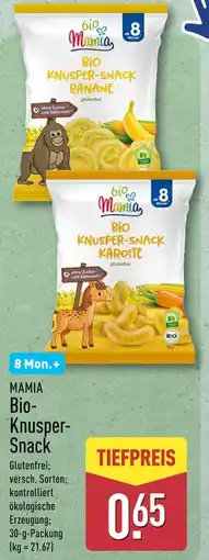 Aldi Nord Mamia bio-knusper-snack Angebot