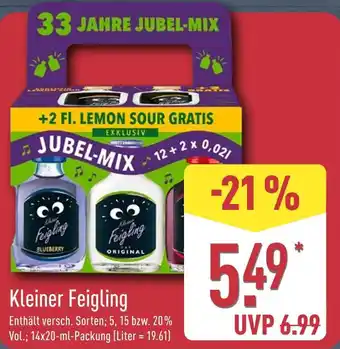 Aldi Nord Kleiner feigling kleiner feigling Angebot