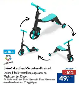 Aldi Nord L.a. sports 3-in-1-laufrad-scooter-dreirad Angebot