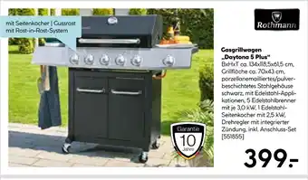 Hellweg Rothmann gasgrillwagen „daytona 5 plus“ Angebot