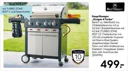 Hellweg Rothmann gasgrillwagen „oregon 4 turbo“ Angebot