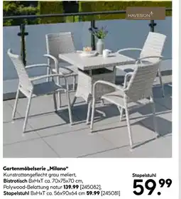 Hellweg Haveson gartenmöbelserie „milano“ Angebot