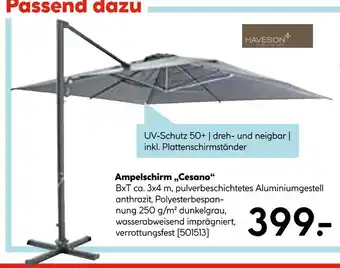 Hellweg Haveson ampelschirm „cesano“ Angebot