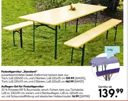 Hellweg Festzeltgarnitur standard Angebot
