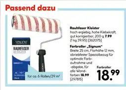 Hellweg Rauhfaser kleister oder farbroller „signum“ Angebot