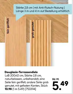 Hellweg Douglasie-terrassendiele Angebot