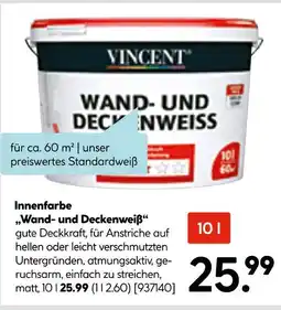 Hellweg Vincent innenfarbe „wand- und deckenweiß“ Angebot