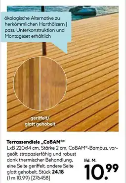 Hellweg Cobam terrassendiele Angebot