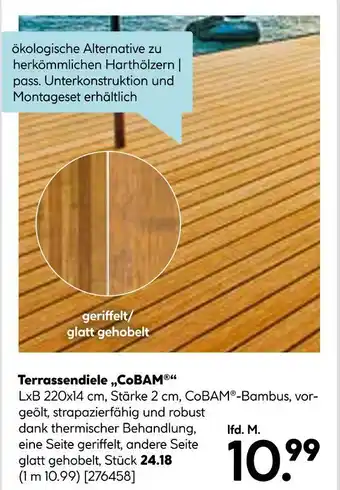 Hellweg Cobam terrassendiele Angebot