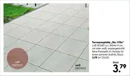Hellweg Terrassenplatte „no. 1 flix“ rot Angebot