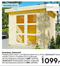 Hellweg Kiehnholz gartenhaus „dortmund“ oder „dortmund 2“ Angebot