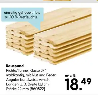 Hellweg Rauspund Angebot
