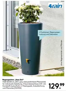Hellweg 4rain regenspeicher „vaso 2in1“ Angebot
