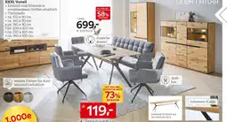 XXXLutz Linea natura esstisch, sitzbank, armlehnstuhl, sitzbank, vitrine, sideboard, highboard Angebot