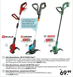 Hellweg Einhell akku-rasentrimmer „ge-ct 18/28 li-solo“ Angebot
