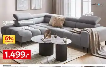XXXLutz Welnova wohnlandschaft, beistelltisch oder couchtisch Angebot