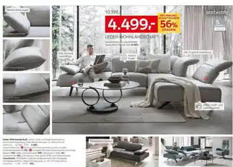 XXXLutz Leder-wohnlandschaft oder couchtisch Angebot