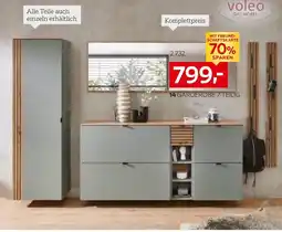 XXXLutz Voleo garderobenset 7-teilig Angebot