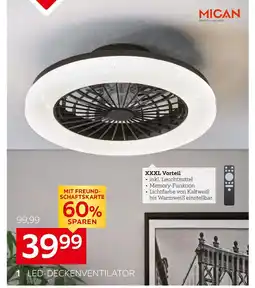 XXXLutz Mican led-deckenventilator Angebot