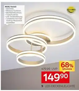 XXXLutz Globo led led-deckenleuchte Angebot