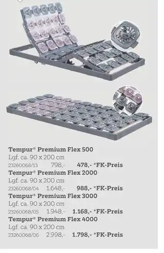 XXXLutz Tempur premium flex systemrahmen Angebot
