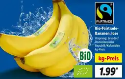 Lidl Fairtrade bio-fairtrade-bananen, lose Angebot