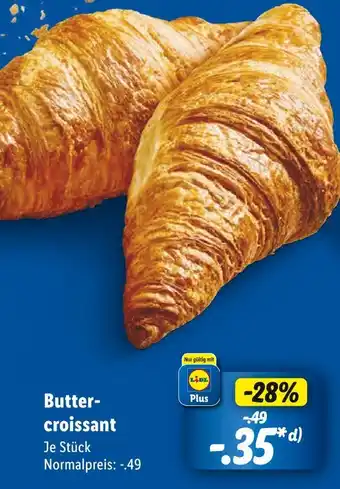 Lidl Lidl buttercroissant Angebot