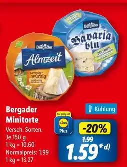 Lidl Bergader minitorte Angebot
