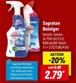 Lidl Sagrotan reiniger Angebot