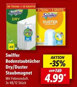 Lidl Swiffer bodenstaubtücher dry Angebot