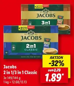 Lidl Jacobs 2 in 1 classic Angebot