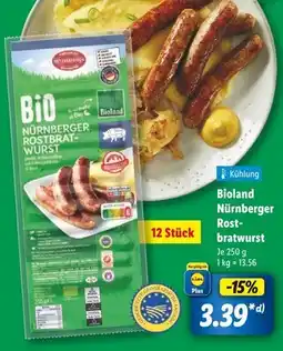 Lidl Metzgerfrisch bioland nürnberger rostbratwurst Angebot