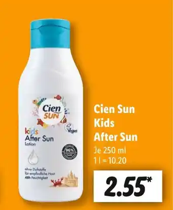 Lidl Cien sun kids after sun Angebot