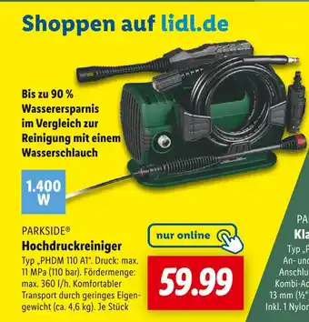 Lidl Parkside hochdruckreiniger Angebot
