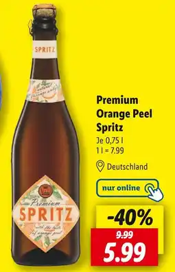Lidl Spritz premium orange peel spritz Angebot