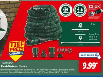 Lidl Parkside flexi-gartenschlauch Angebot