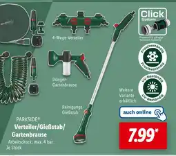 Lidl Parkside verteiler/gießstab/gartenbrause Angebot