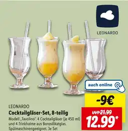 Lidl Leonardo cocktailgläser-set, 8-teilig Angebot