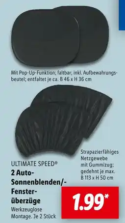 Lidl Ultimate speed 2 auto-sonnenblenden/-fensterüberzüge Angebot
