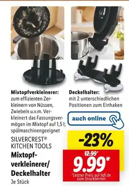 Lidl Silvercrest kitchen tools mixtopfverkleinerer/deckelhalter Angebot